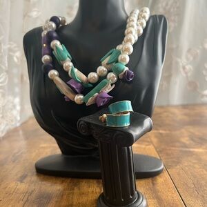 Vintage costume jewelry.